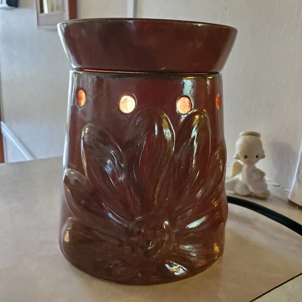 Scentsy Warmer Boho Chic Wax Warmer Full Size Warmer Tray & Blub Fall